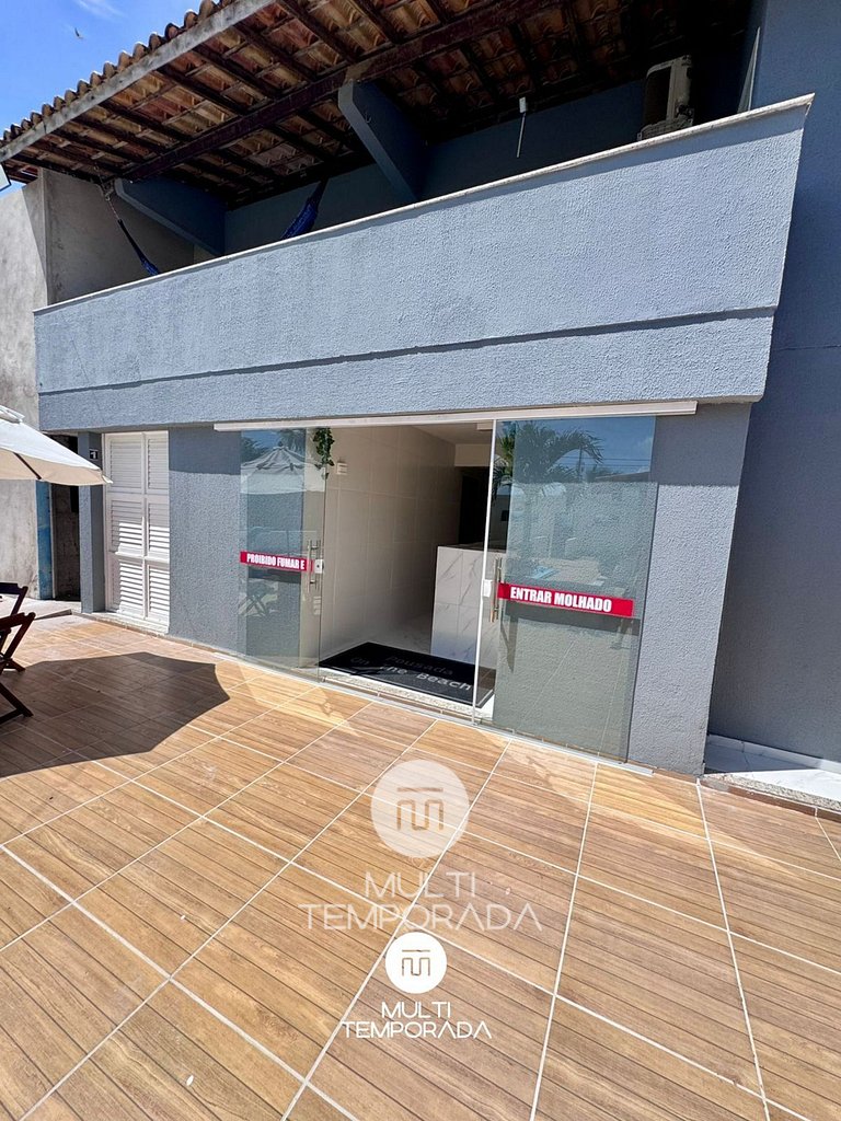 Suíte Quadrupla Térrea - Pousada On the Beach