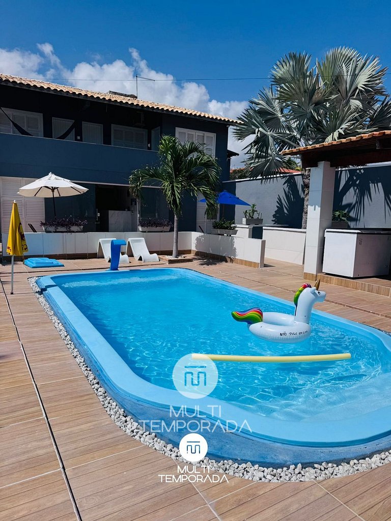 Suíte Quadrupla Térrea - Pousada On the Beach