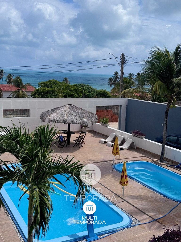 Suíte Quadrupla Térrea - Pousada On the Beach