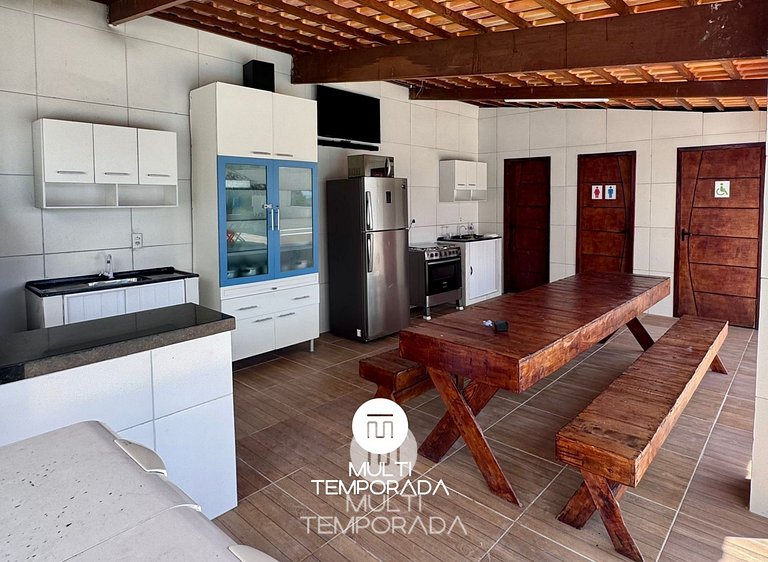 Suíte Quadrupla Térrea - Pousada On the Beach