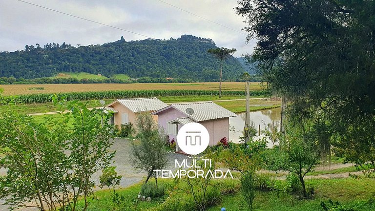 Pousada Mato Verde - Chalé Rosa - Vista pro Lago