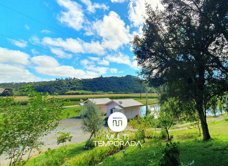 Pousada Mato Verde - Chalé Rosa - Vista pro Lago