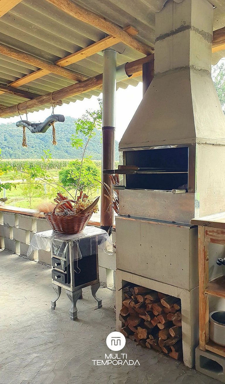 Pousada Mato Verde - Chalé Rosa - Vista pro Lago