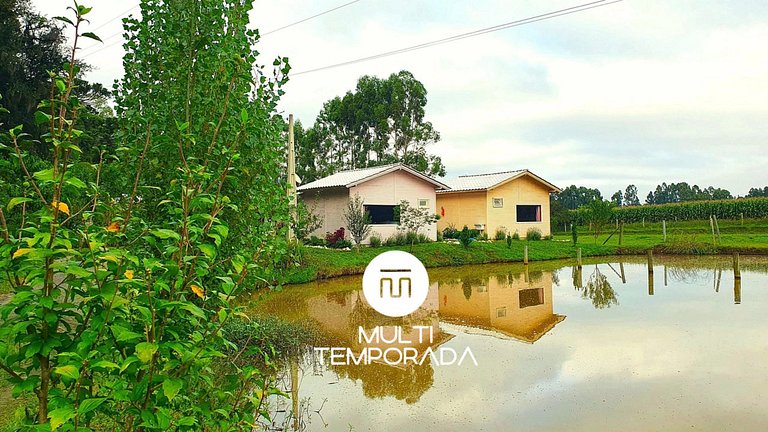 Pousada Mato Verde - Chalé Rosa - Vista pro Lago