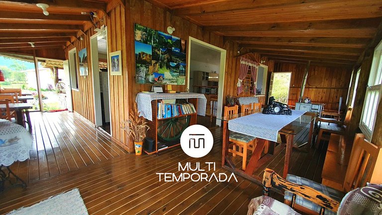 Pousada Mato Verde - Chalé Rosa - Vista pro Lago