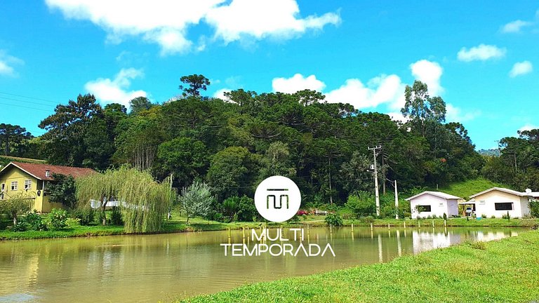 Pousada Mato Verde - Chalé Rosa - Vista pro Lago