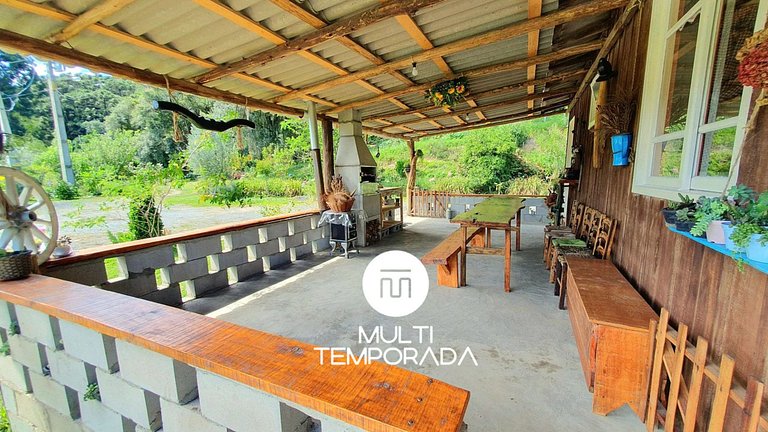 Pousada Mato Verde - Chalé Rosa - Vista pro Lago