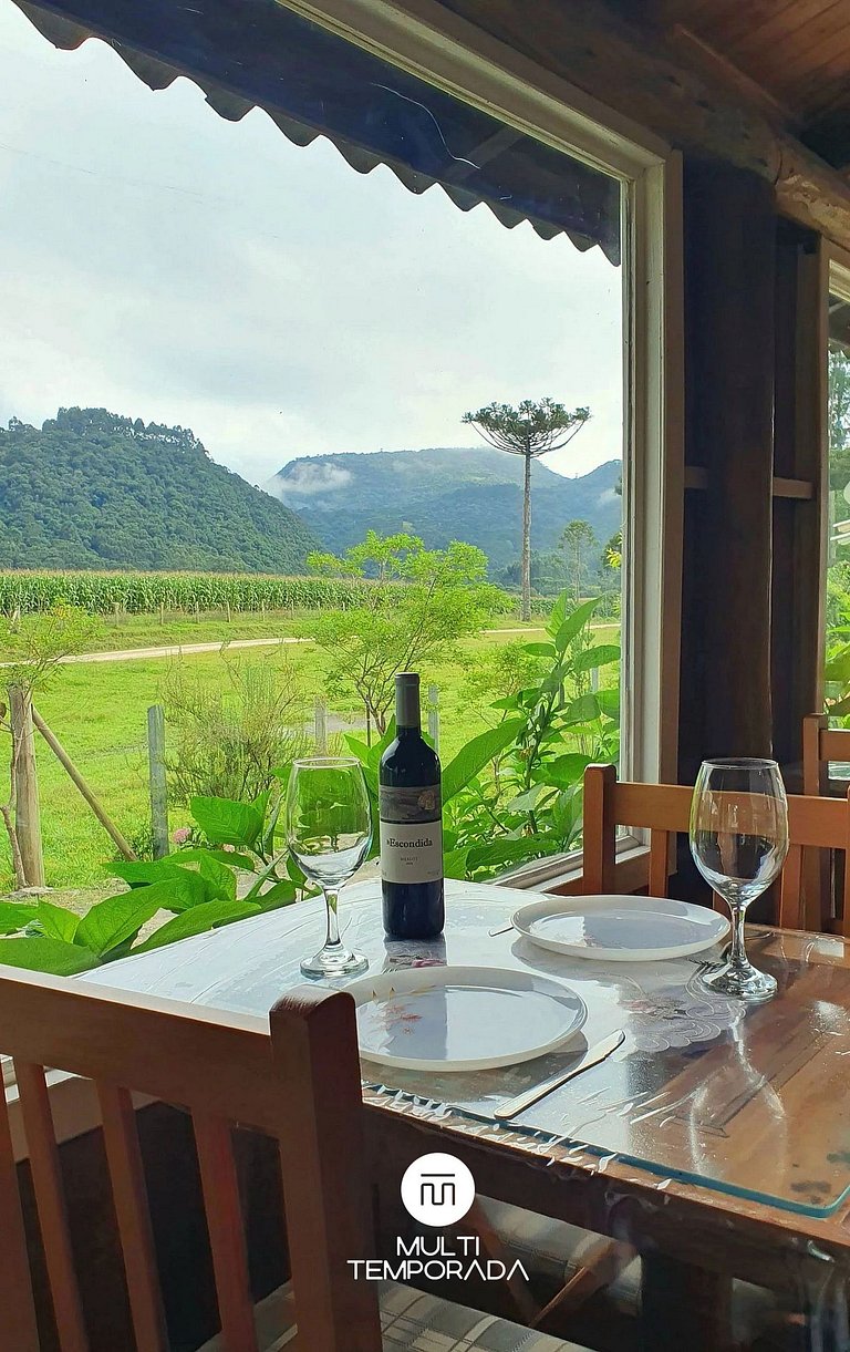 Pousada Mato Verde - Chalé Rosa - Vista pro Lago