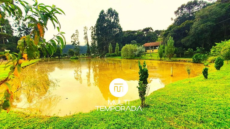 Pousada Mato Verde - Chalé Rosa - Vista pro Lago