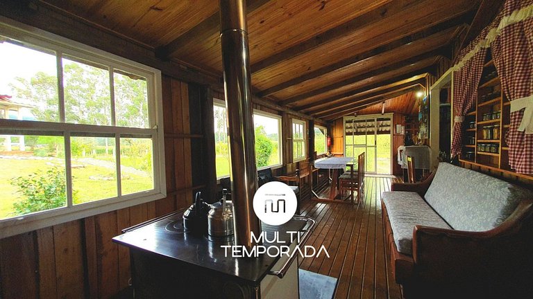 Pousada Mato Verde - Chalé Rosa - Vista pro Lago