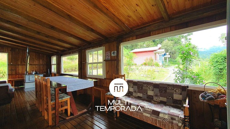 Pousada Mato Verde - Chalé Rosa - Vista pro Lago