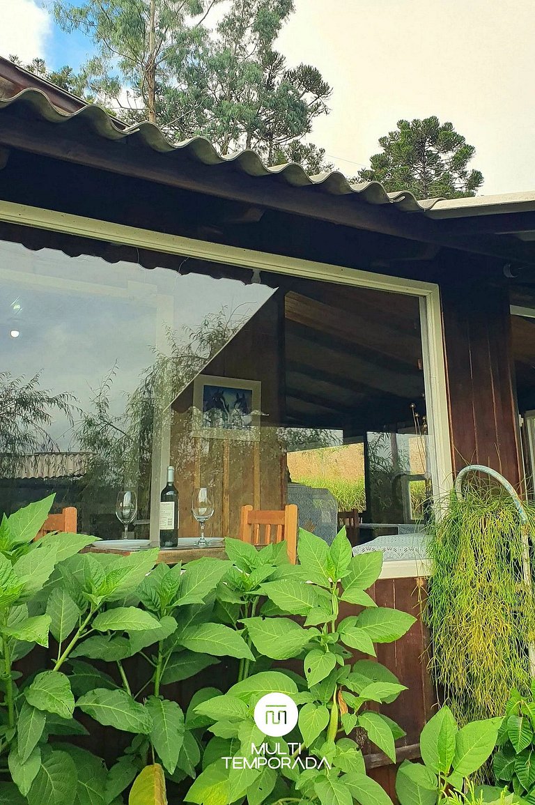 Pousada Mato Verde - Chalé Rosa - Vista pro Lago