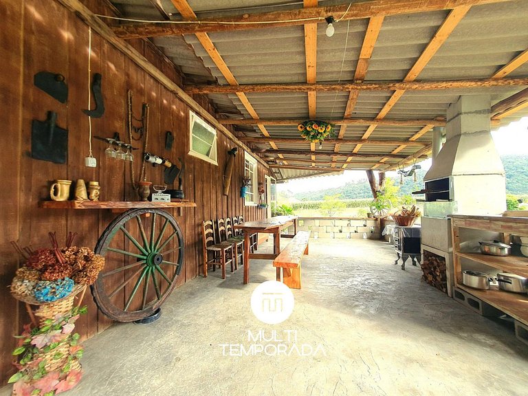 Pousada Mato Verde - Chalé Rosa - Vista pro Lago