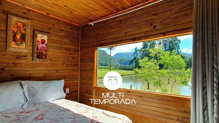 Pousada Mato Verde - Chalé Rosa - Vista pro Lago