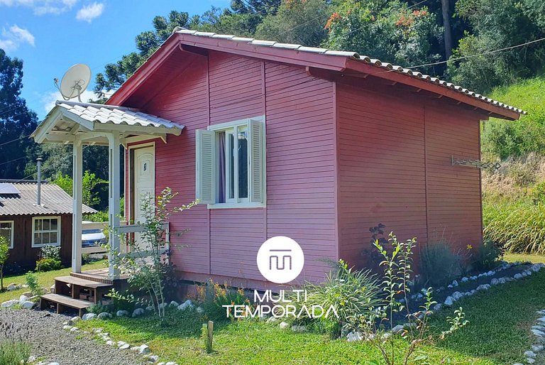 Pousada Mato Verde - Chalé Rosa - Vista pro Lago