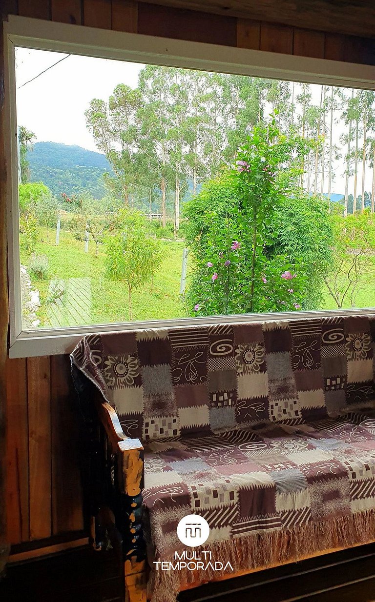 Pousada Mato Verde - Chalé Rosa - Vista pro Lago