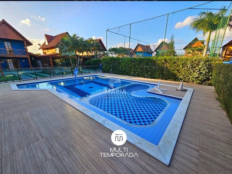 Casa Blue em Cond Privativo Piscina - Gravatá - PE