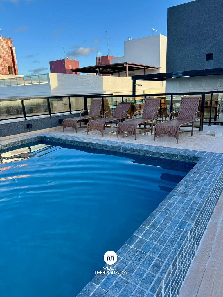 Flat Santorini c/ Piscina - João Pessoa/PB