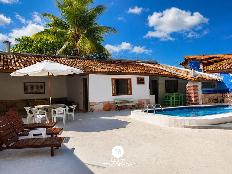Casa Taperapuã c/Piscina e Sinuca - PS - BA