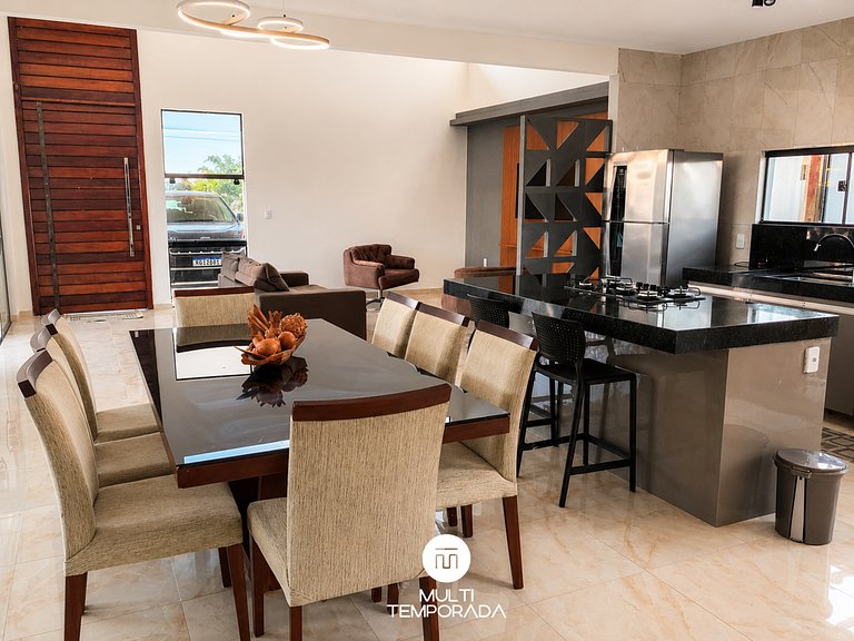Casa Luxuosa em Cond c/ Piscina - RN
