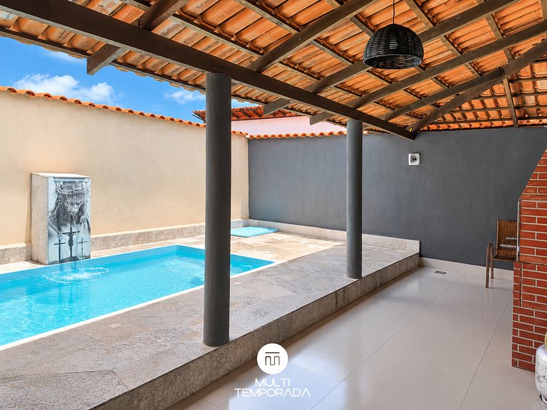 Casa Santa Bárbara 3Q | Piscina + Sinuca