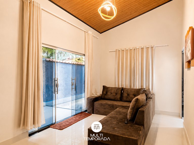 Casa Santa Bárbara 3Q | Piscina + Sinuca