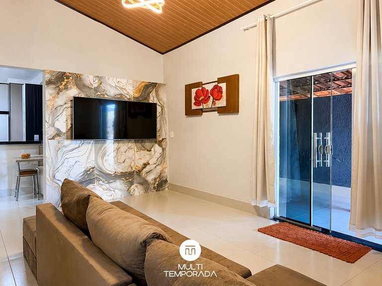 Casa Santa Bárbara 3Q | Piscina + Sinuca