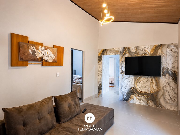 Casa Santa Bárbara 3Q | Piscina + Sinuca