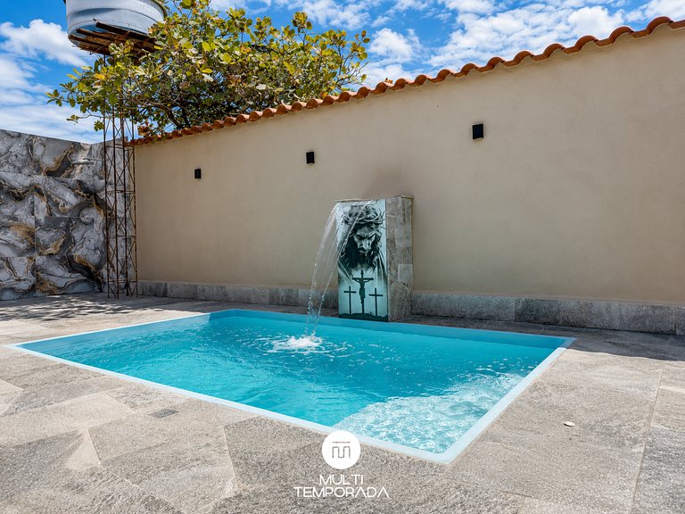 Casa Santa Bárbara 3Q | Piscina + Sinuca
