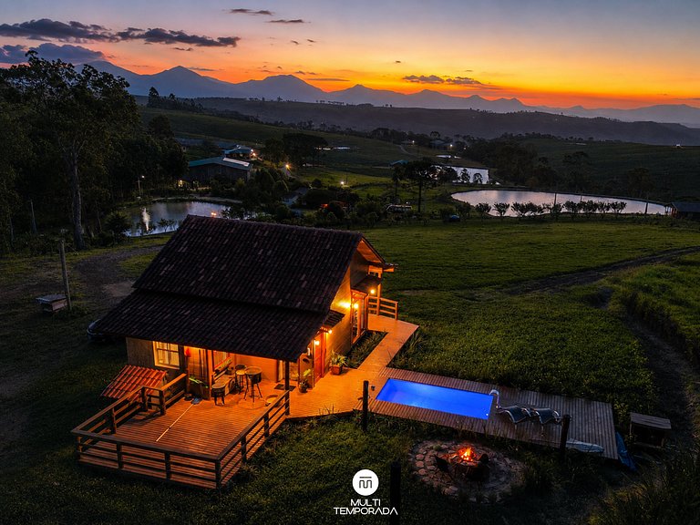 Cabana Gaia - Piscina Aquecida - Alfredo Wagner/SC
