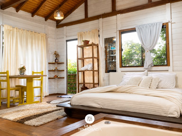 Cabana com Hidro - Pousada Coração do Rosa