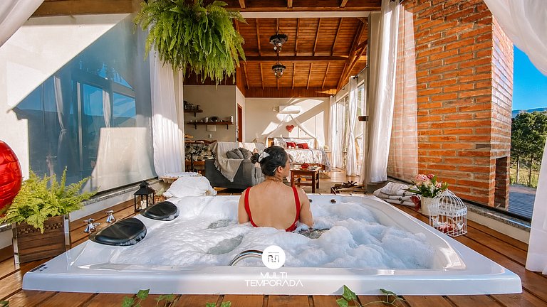 Chalet path of the sun - 1 - with Jacuzzi and Fireplace