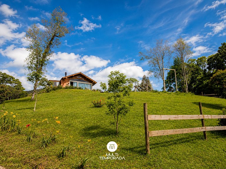 Chalé Caminho do Sol - 1 - com Jacuzzi e Lareira