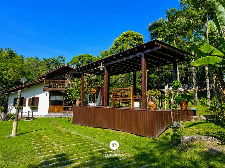 Sítio Morada do Pai com Piscina e Sinuca