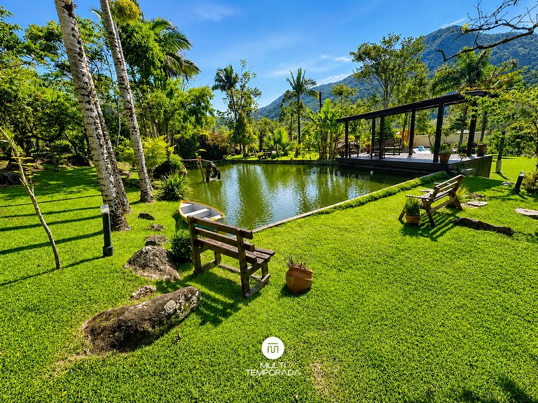 Sítio Morada do Pai com Piscina e Sinuca