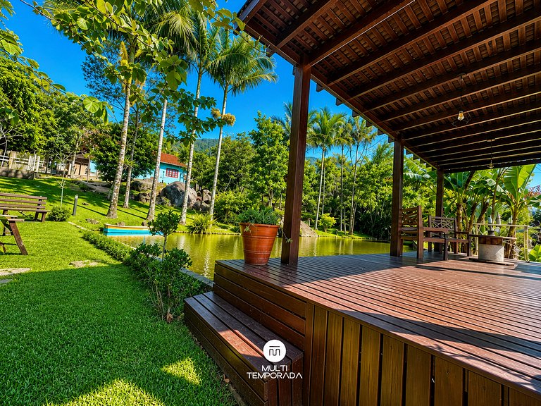 Sítio Morada do Pai com Piscina e Sinuca