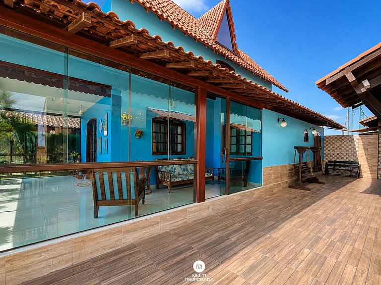 Casa Blue em Cond Privativo | Piscina | Gravatá