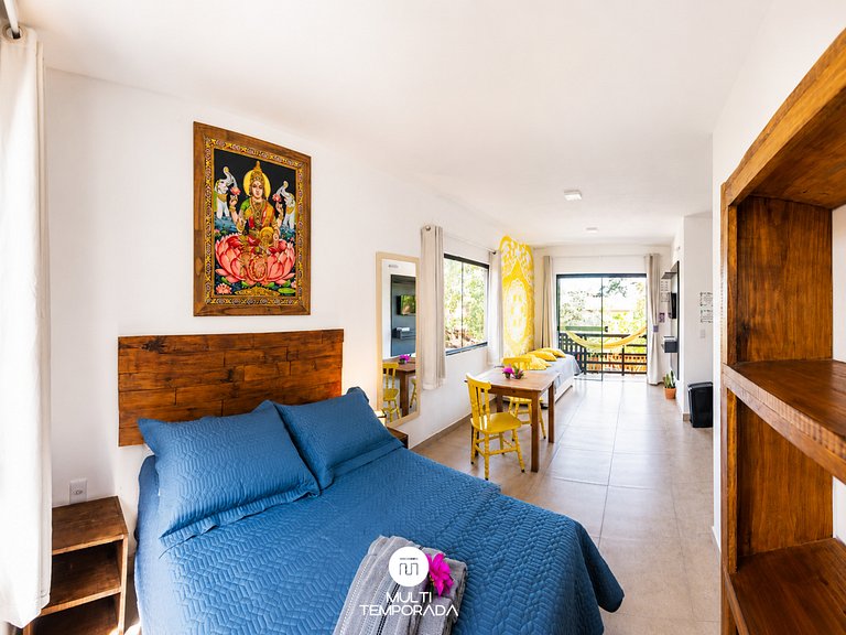 Flat 1|2 - Lugar ao Sol - Flats c/ Cozinha no Rosa