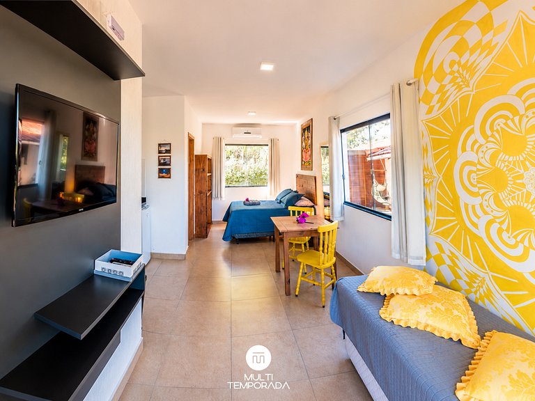 Flat 1|2 - Lugar ao Sol - Flats c/ Cozinha no Rosa
