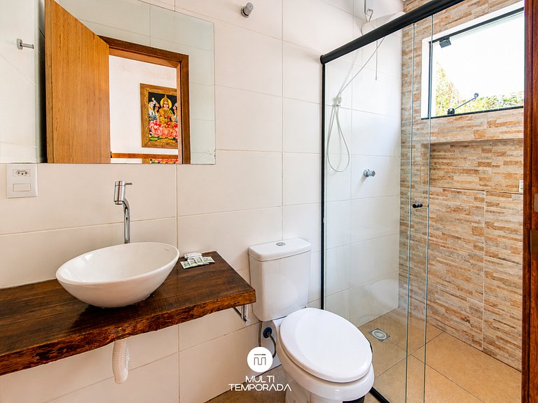 Flat 1|2 - Lugar ao Sol - Flats c/ Cozinha no Rosa