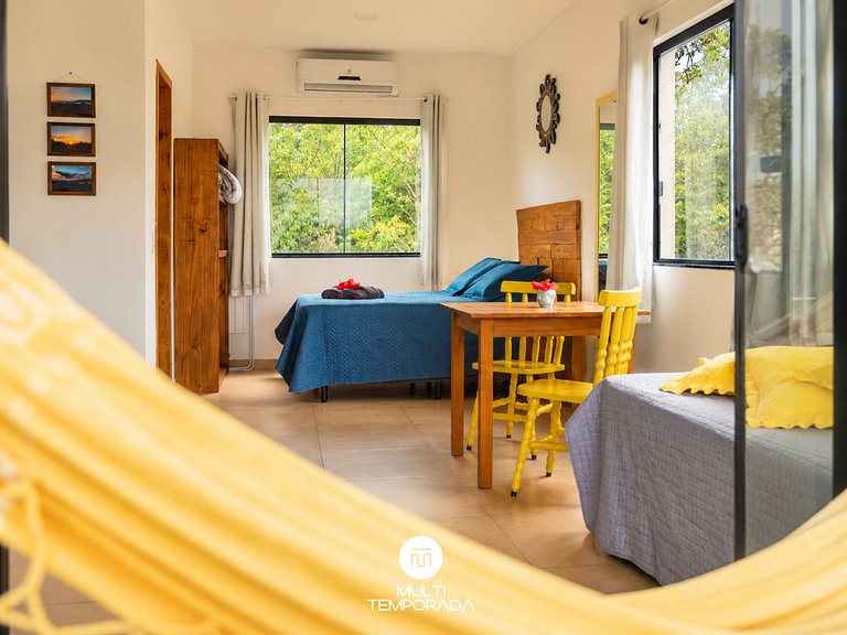 Flat 3|4 - Lugar ao Sol - Flats c/ Cozinha no Rosa