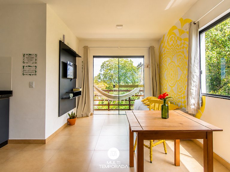 Flat 3|4 - Lugar ao Sol - Flats c/ Cozinha no Rosa