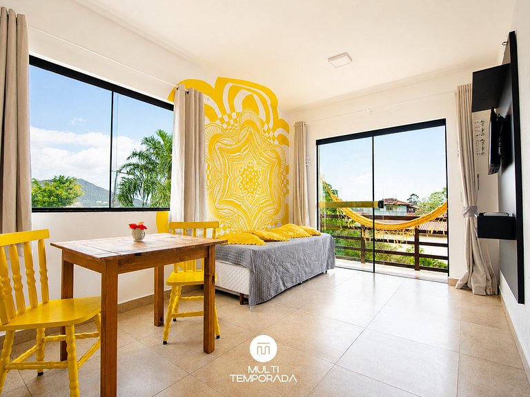 Flat 3|4 - Lugar ao Sol - Flats c/ Cozinha no Rosa