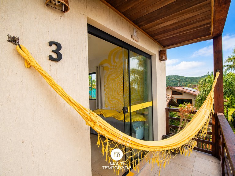 Flat 3|4 - Lugar ao Sol - Flats c/ Cozinha no Rosa