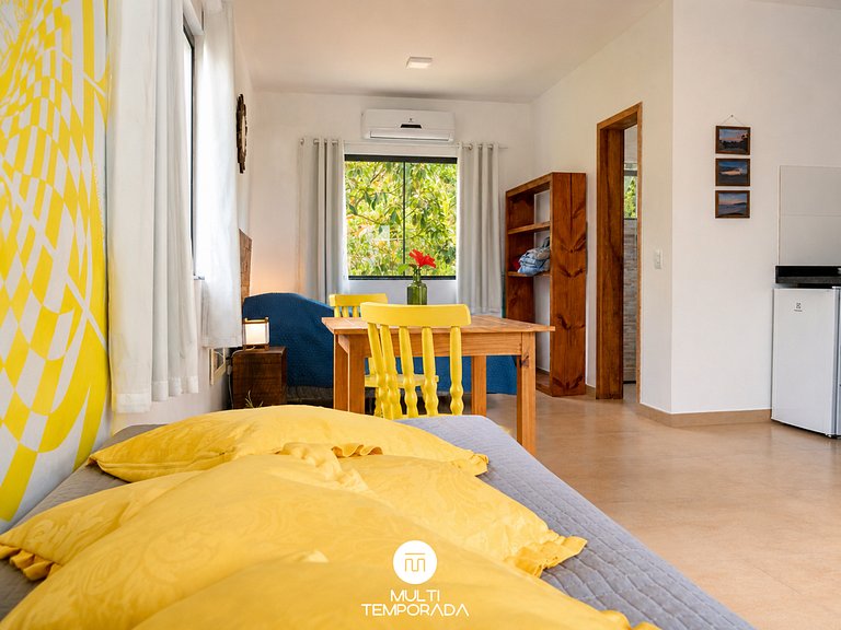 Flat 3|4 - Lugar ao Sol - Flats c/ Cozinha no Rosa