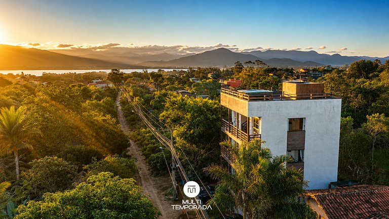 Flat 3|4 - Lugar ao Sol - Flats c/ Cozinha no Rosa