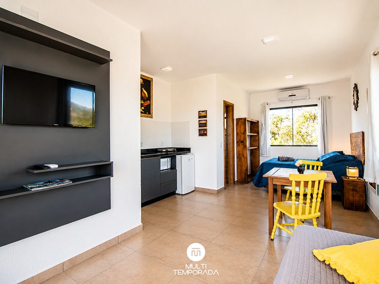 Flat 5|6 - Lugar ao Sol - Flats c/ Cozinha no Rosa
