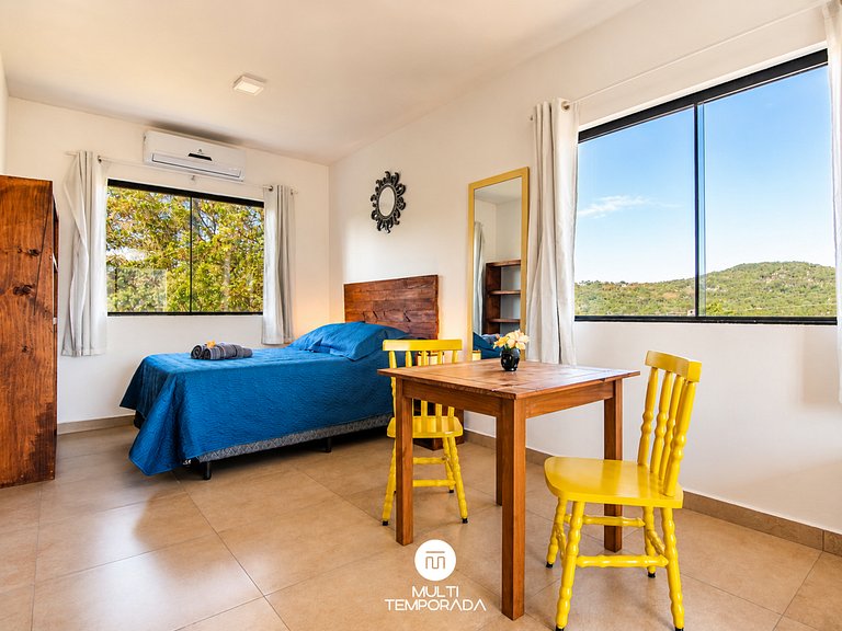 Flat 5|6 - Lugar ao Sol - Flats c/ Cozinha no Rosa