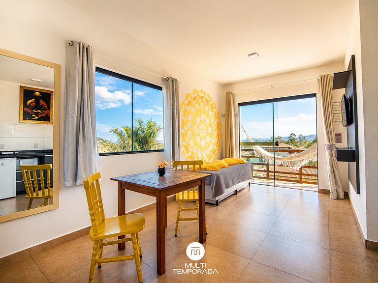 Flat 5|6 - Lugar ao Sol - Flats c/ Cozinha no Rosa