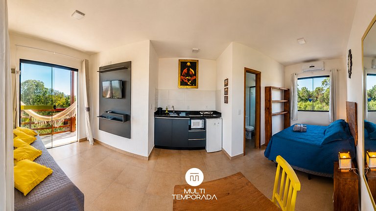 Flat 5|6 - Lugar ao Sol - Flats c/ Cozinha no Rosa